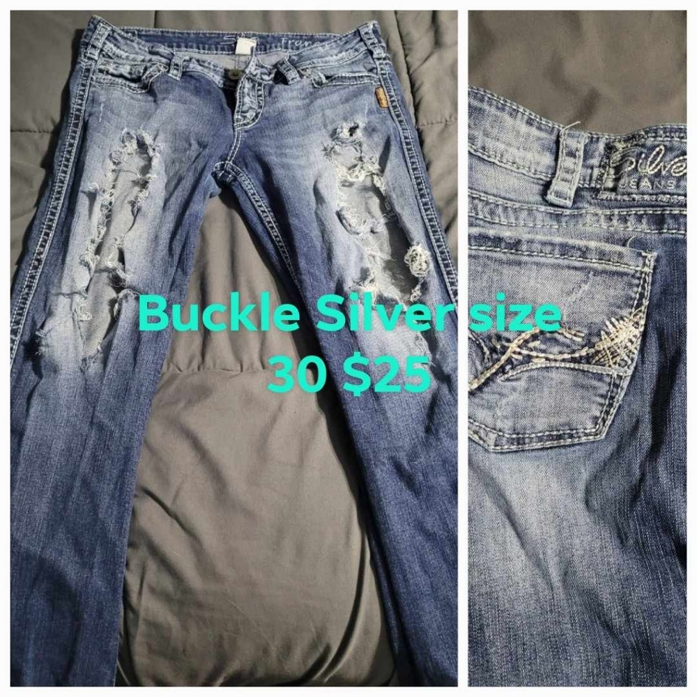 Buckle Silver jeans